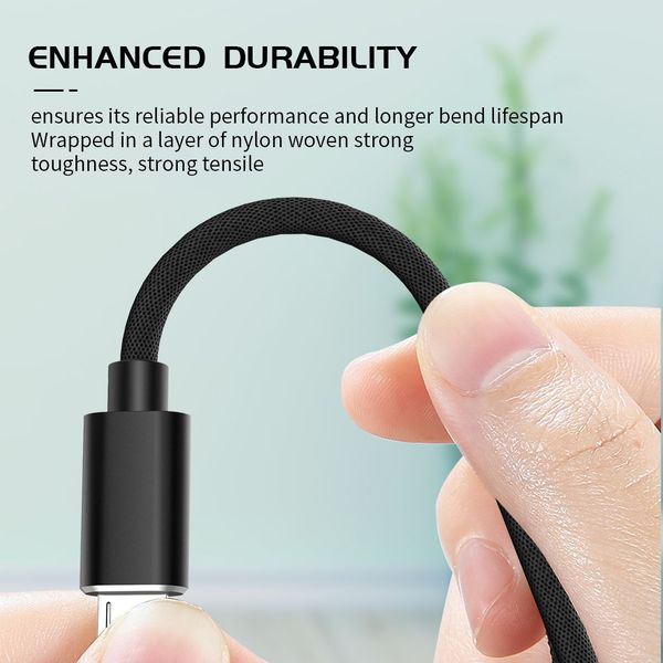 Type C To Micro Cable 100W Quick Charger Data Cable