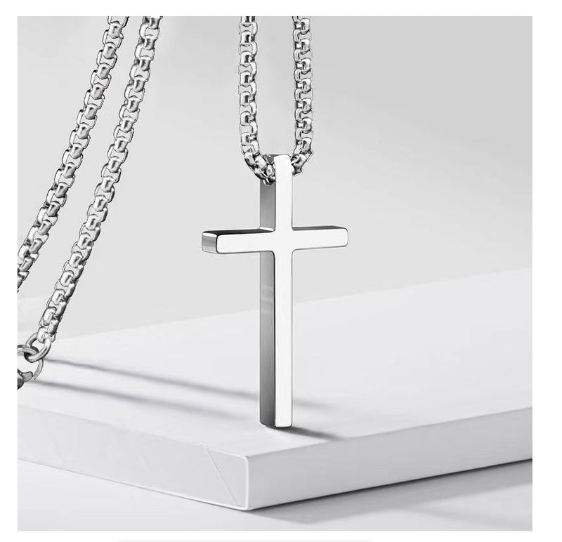Cross Necklaces Pendants Male faith necklace cross charms