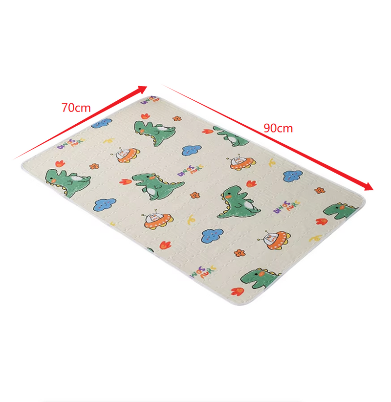Waterproof Washable Mattress Urine Mat Baby Toddlers Cartoon Bed Protector