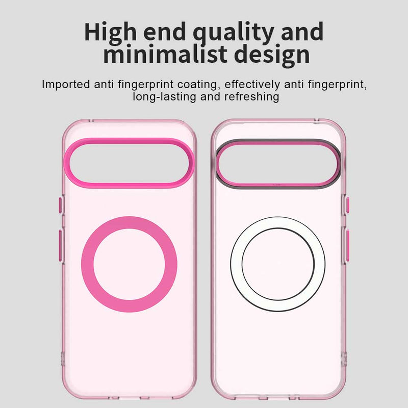 Phone Case for Google Pixel 9 Pro, Compatible with Magsafe, Shockproof Magnetic Case Cover