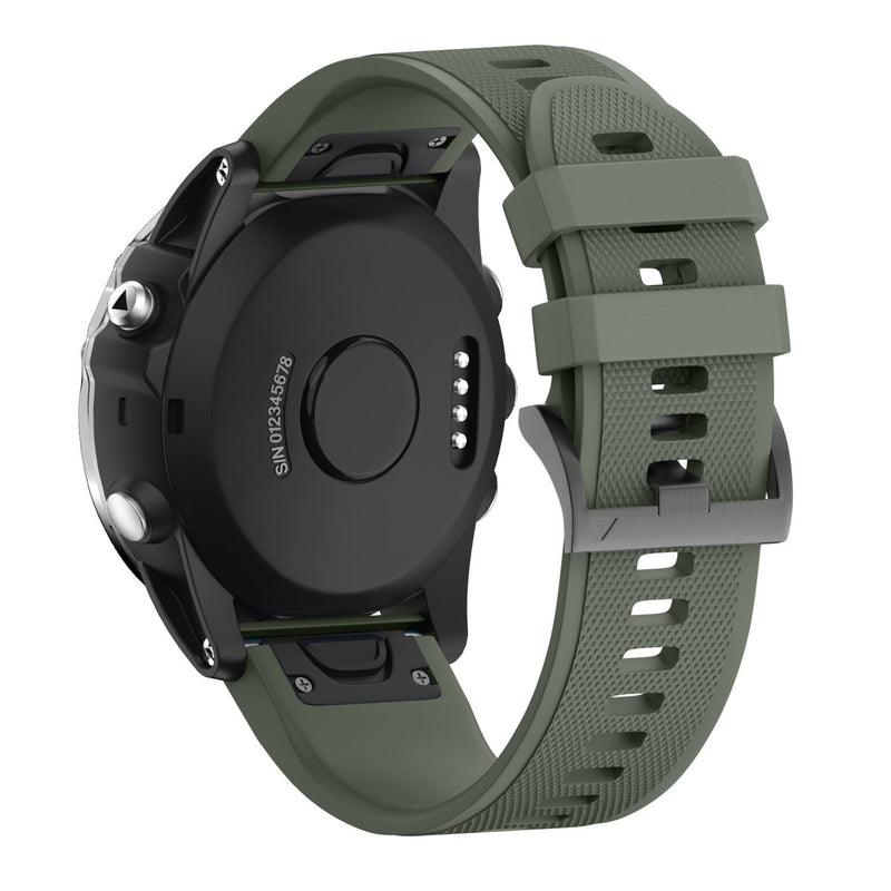 Quick Release Silicone Sports Band Strap for Garmin Fenix 6X/5X/3 26mm