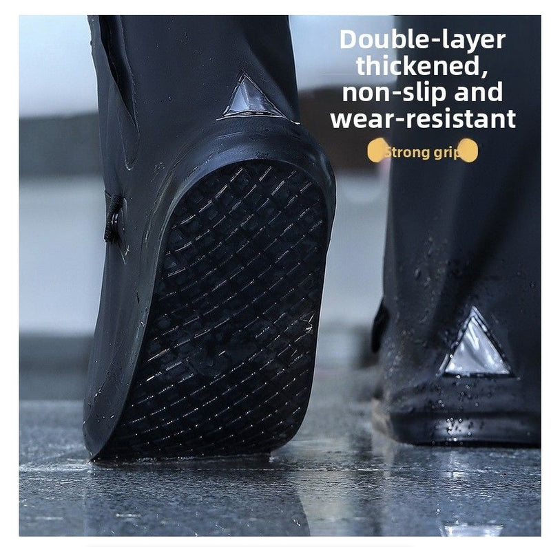 IPSTYLE Reusable Rain Shoes Cover Non-Slip Boot Covers Unisex Bicycle Shoes