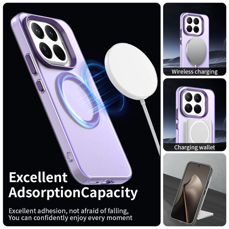Phone Case for Xiaomi 15T Pro, Compatible with Magsafe,Shockproof Magnetic Case Cover