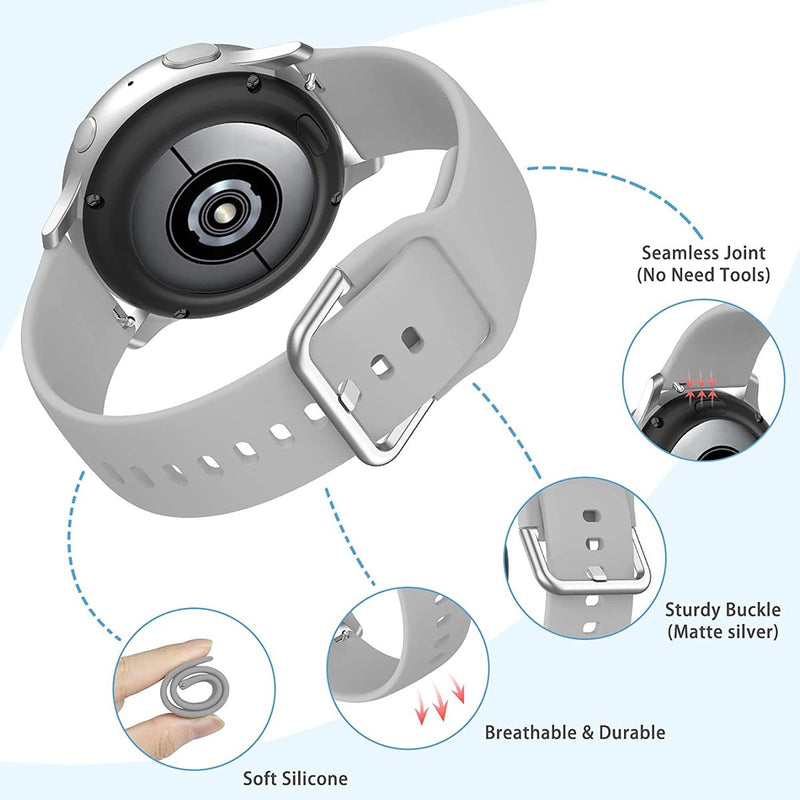 22mm Silicone Band compatible with Samsung Galaxy Watch