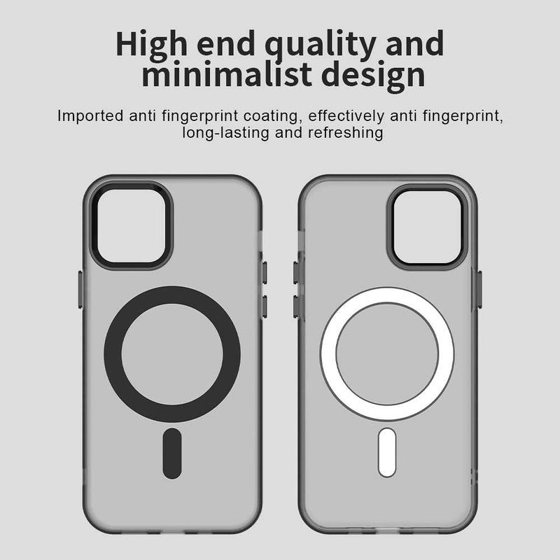 Phone Case for iPhone 12, Compatible with Magsafe, Shockproof Magnetic Case Cover