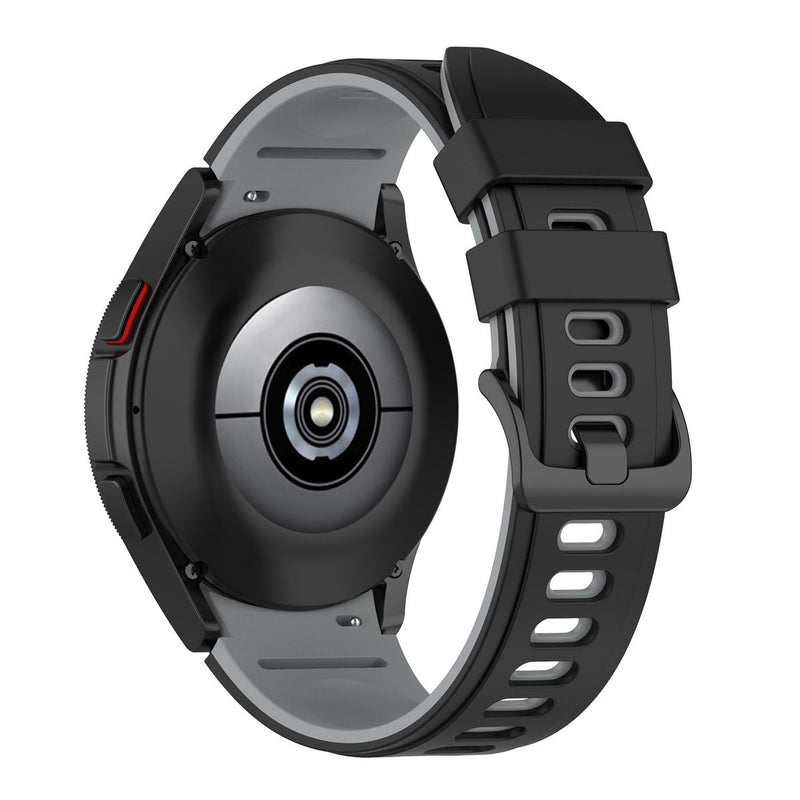 Two-color Silicone Strap Watch Band Compatible with Samsung Galaxy Watch 6