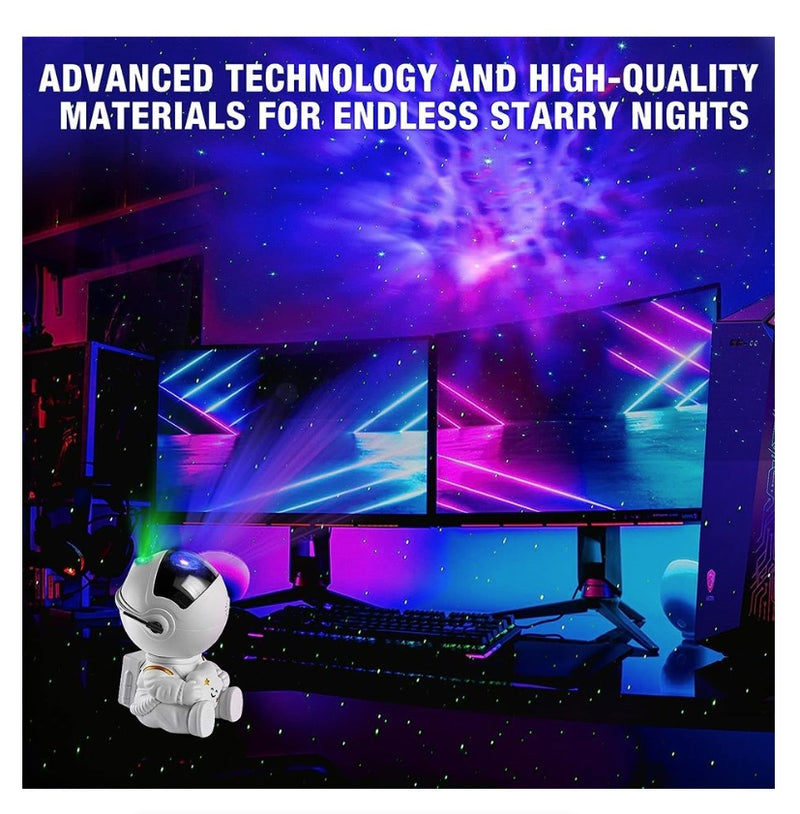 Galaxy Star Astronaut Projector Light Starry Sky Porjectors Lamp Bedroom