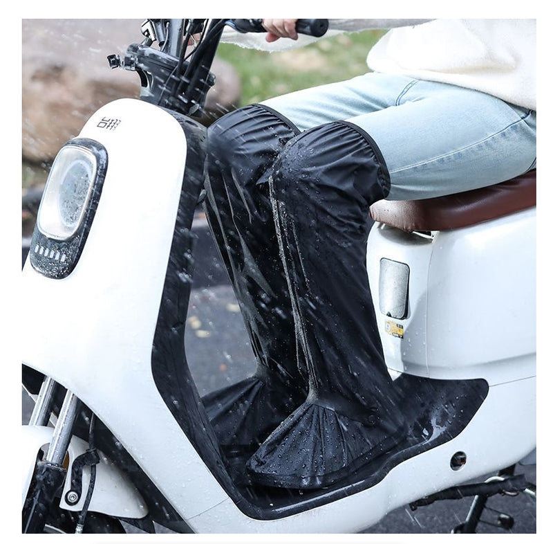 High Tube Waterproof Rain Shoe Boot Pant Covers Unisex Cycling Bike 60 CM