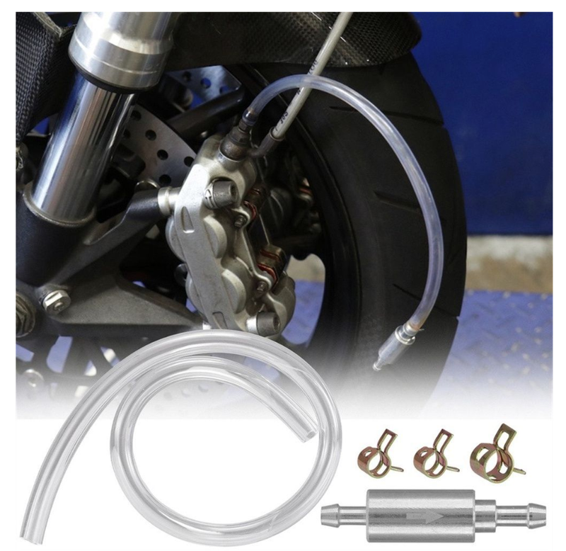 Car Clutch Brake Bleeder Hose Hydraulic Clutch One Way Valve Tube Bleeding Tool