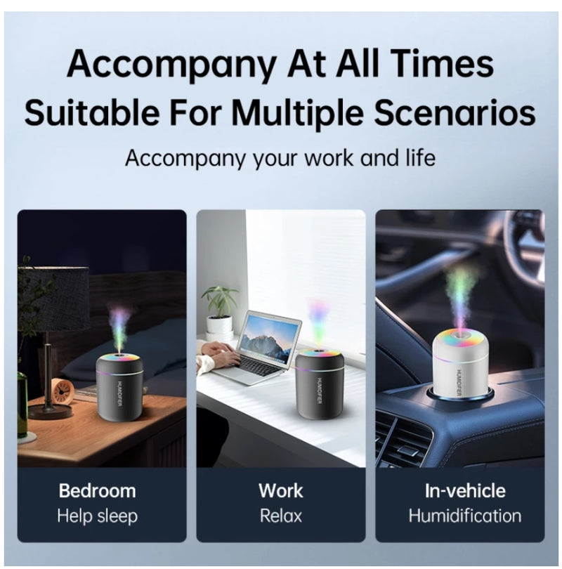 IPSTYLE 180ML Mini Air Humidifier USB Electric Aroma Diffuser Essential