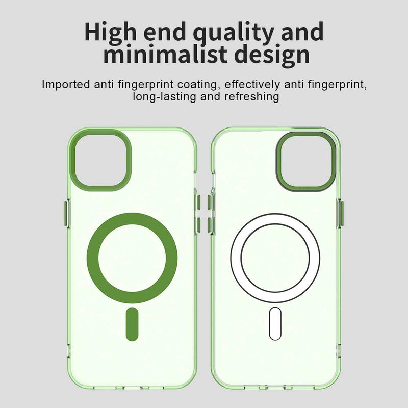 Phone Case for iPhone 14, Compatible with Magsafe, Shockproof Magnetic Case Cover