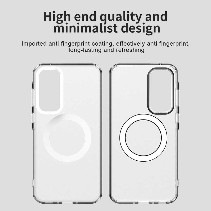 Phone Case for Samsung Galaxy A55 5G, Compatible with Magsafe,Shockproof Magnetic Case Cover