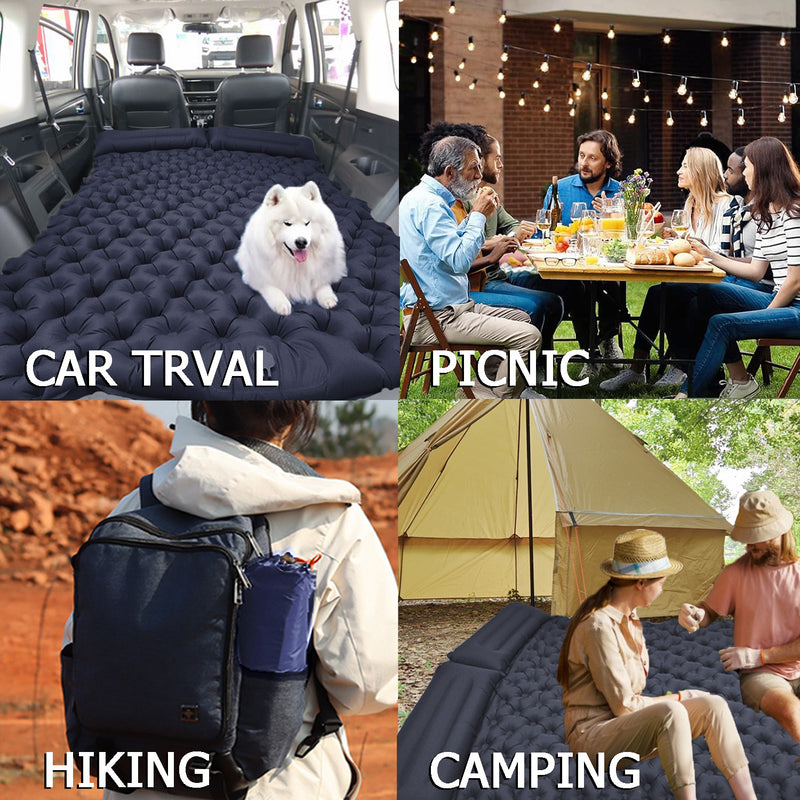 Outdoor Extra Wide Sleeping Pad Mat Ultralight Folding Bed Car Travel Mat