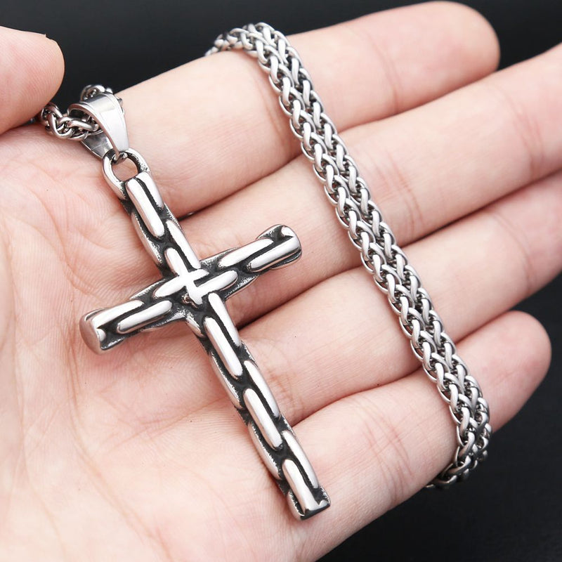 Unique Vintage Creative Cross Pendant Necklaces For Men