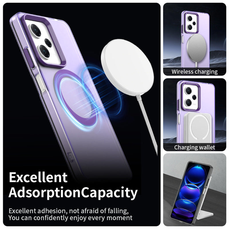 Phone Case for Xiaomi Redmi Note 12 Pro 5G, Compatible with Magsafe, Shockproof Magnetic Case Cover