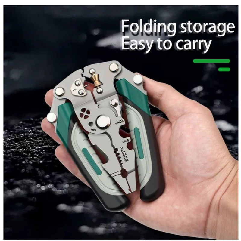 Foldable Wire Stripper Electric Wire Splitter Wire Winding Pliers
