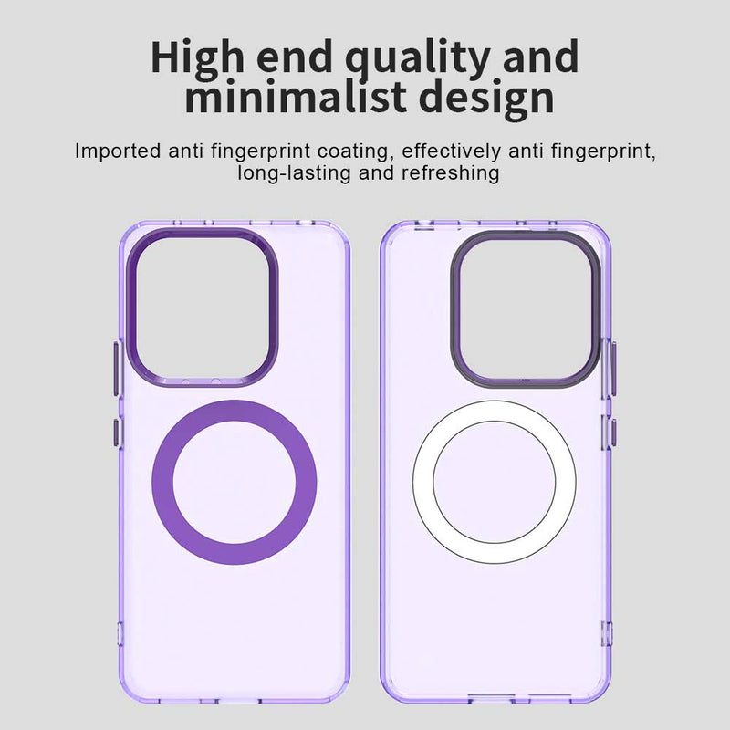 Phone Case for Xiaomi Redmi Note 14 4G, Compatible with Magsafe, Shockproof Magnetic Case Cover