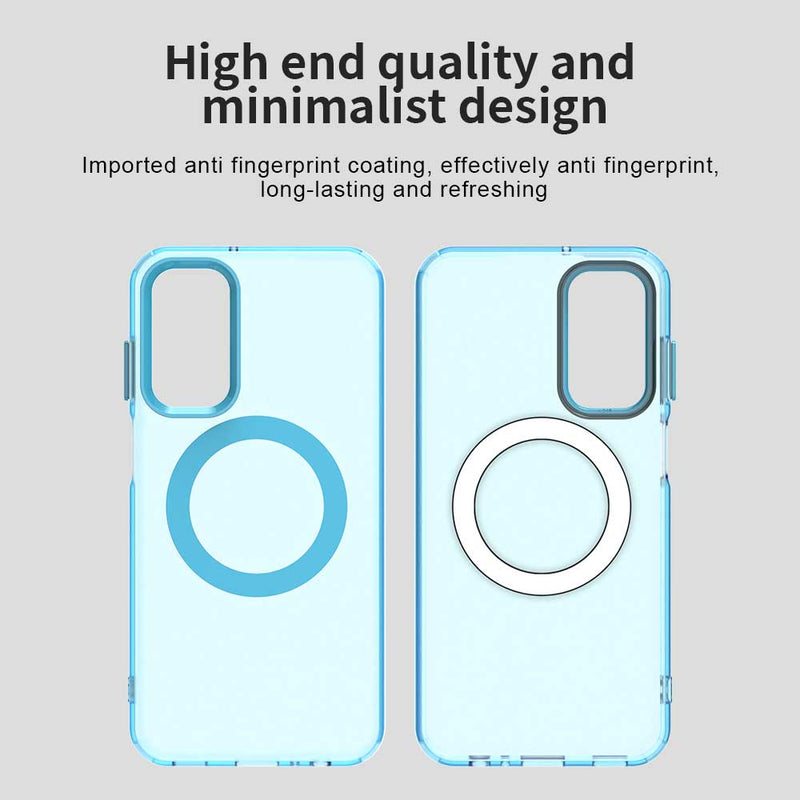 Phone Case for Samsung Galaxy M55S 5G, Compatible with Magsafe,Shockproof Magnetic Case Cover