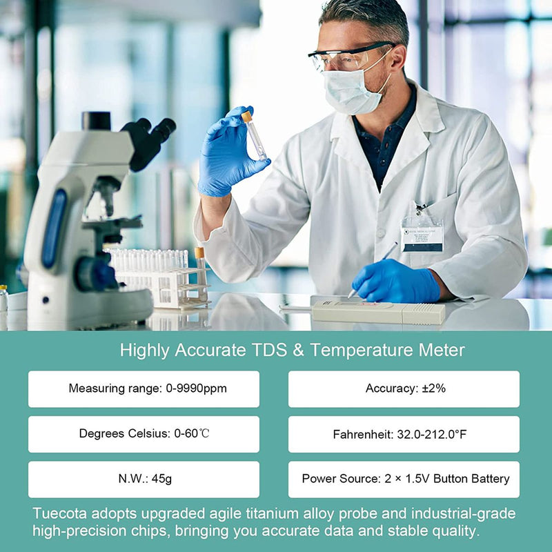 TDS Meter Water Quality Tester PPM Water Quality Tester Pen