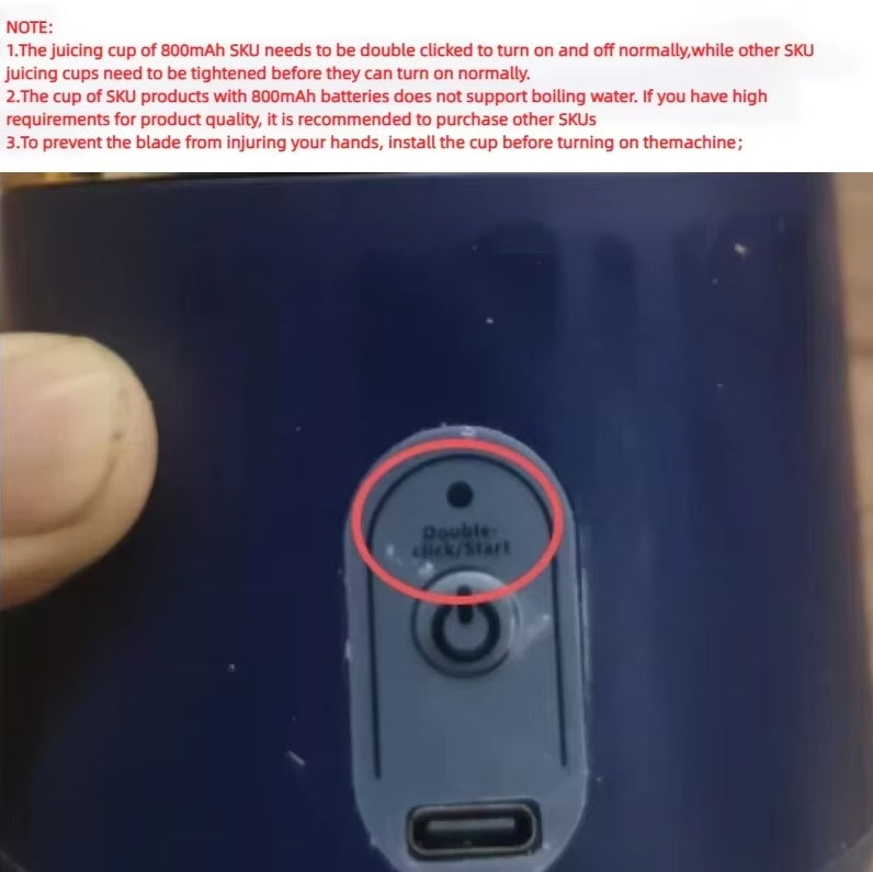 Multi-Function Juice Maker Portable Rechargeable Small Juice Cup