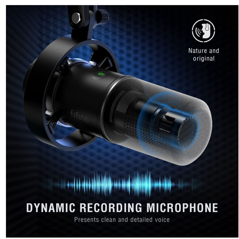Professional Cardioid Dynamic Microphone Selectable Frequency Response Mic