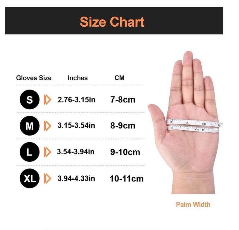 Heavy Duty Disposable Nitrile Gloves 8Mil Extra Thick