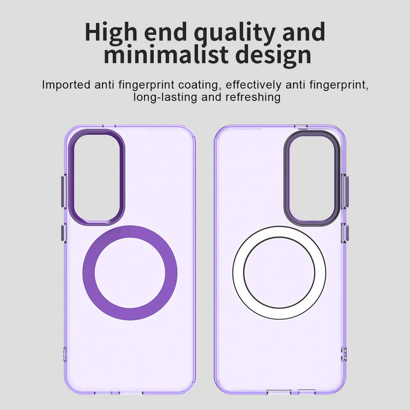 Phone Case for Samsung Galaxy S24 FE, Compatible with Magsafe, Shockproof Magnetic Case Cover