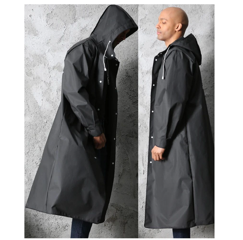 Fashion Adult Waterproof Long Raincoat for Ladies &  Gents