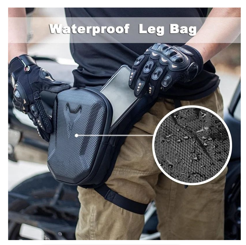 Motorcycle Leg Tank Bag Waterproof Waist Pack Crossbody Rider Biker Drop
