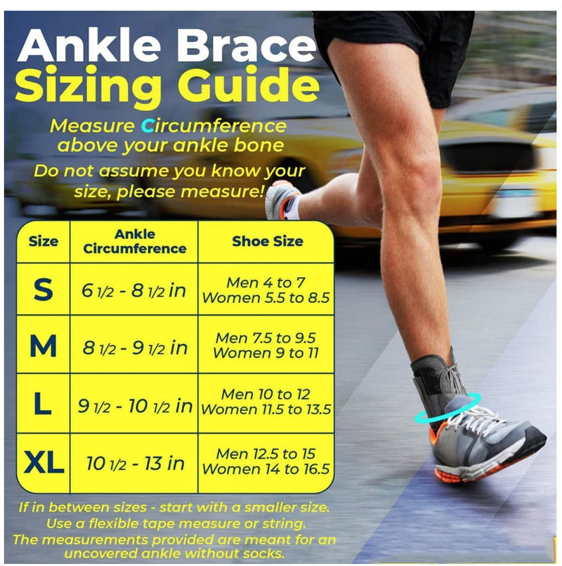 Laced Ankle Guards Support Brace Sports for Sprains & Injuries