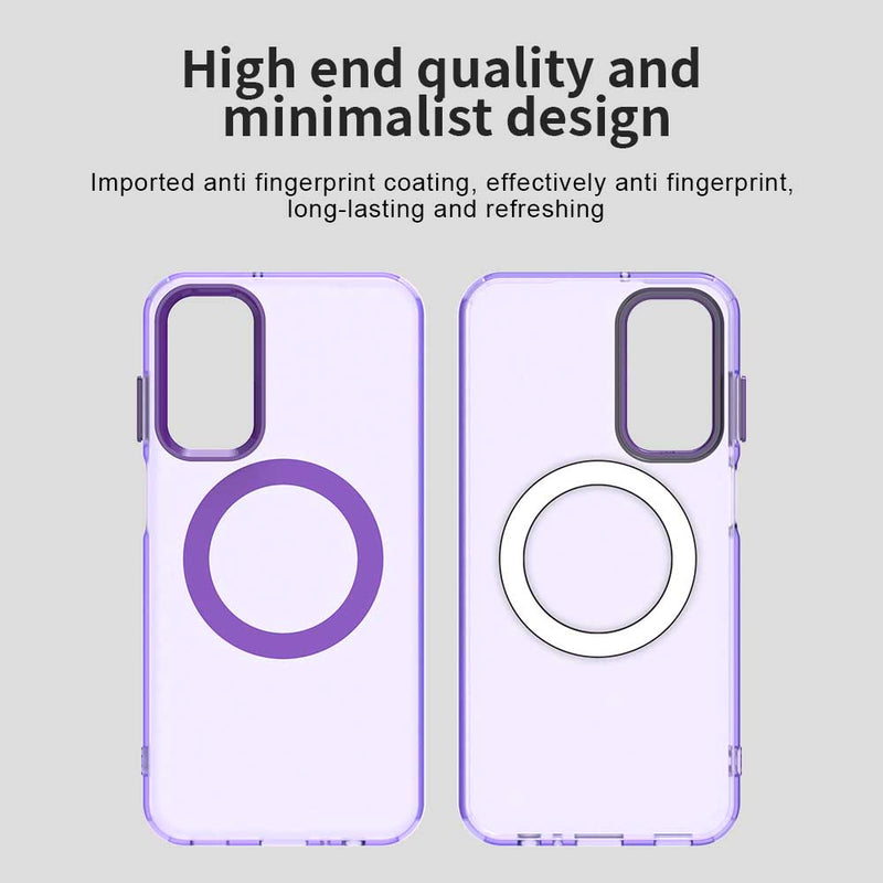 Phone Case for Samsung Galaxy M15 5G Prime, Compatible with Magsafe,Shockproof Magnetic Case Cover