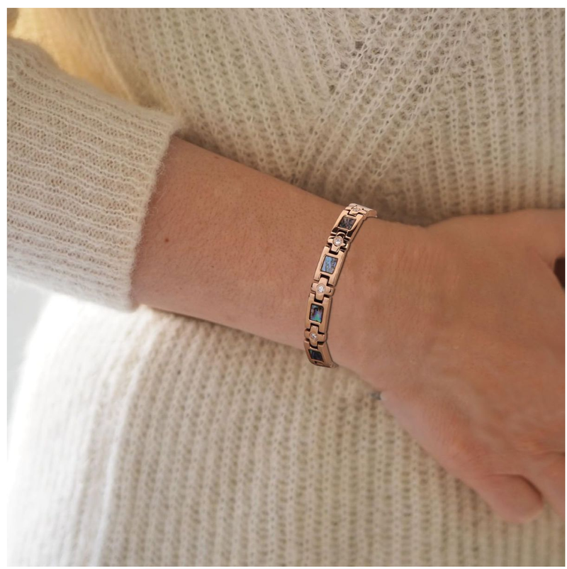 Health Magnetic Bracelet for Woman, Titanium Steel