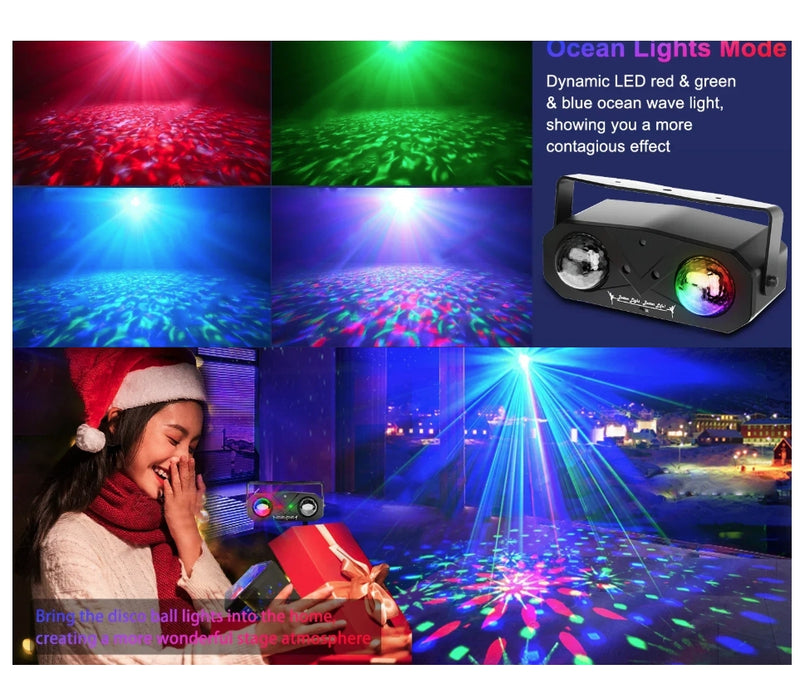IPSTYLE Party Lights DJ Disco Light Disco Ball Stage Light Star Projector