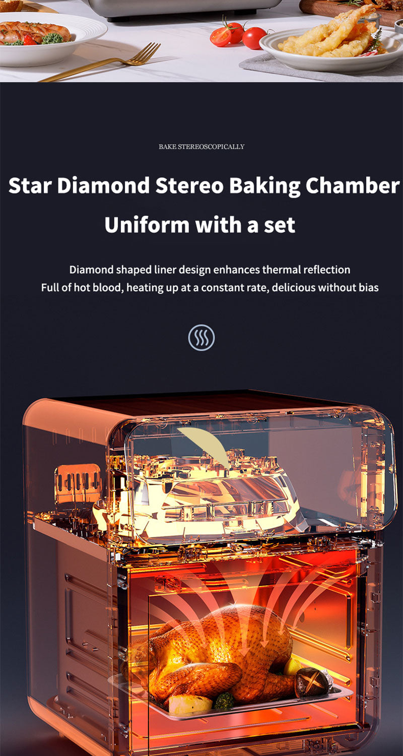 9L Large Capacity Electric Air Fryers Oil-free