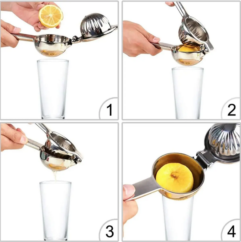 IPSTYLE Duty Stainless Steel Lemon Squeezer Premium Quality Metal Aluminum Alloy Lemon Squeezer