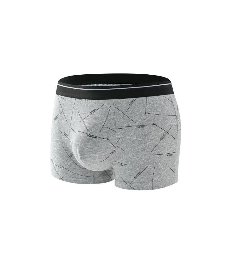 IPSTYLE Men's Underwear Printed Boxer Briefs Loose Comfortable