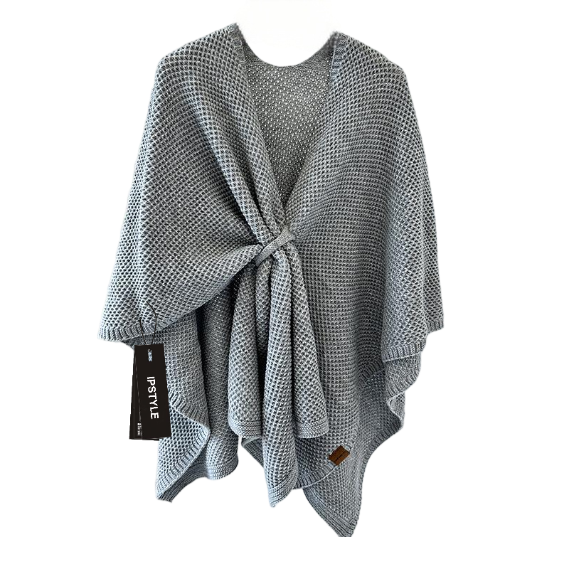 Vintage Cloak Sweater Autumn Winter New Comfortable Casual Loose Knitwear Cloak Outerwear
