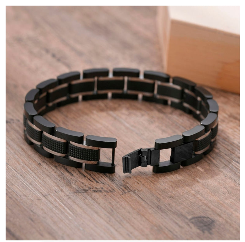 IPSTYLE Bracelets Stainless Steel Watch Band Link Wristband Best Gift