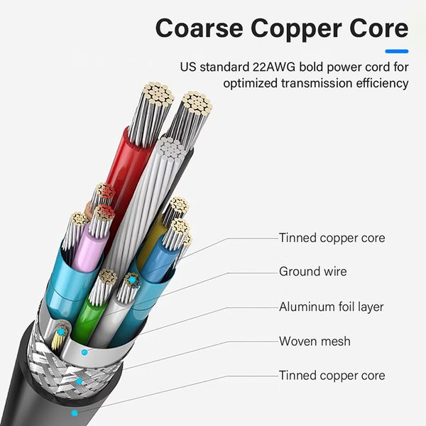 USB 3.0 to Micro B Cable Hard Disk Data Transfer Fast Charger Cord