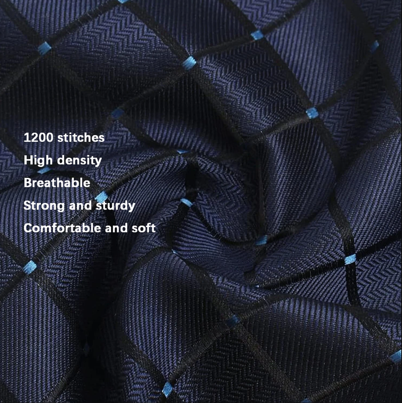 Silk Men Tie Pocket Square Cufflinks 8cm Luxury Wedding Prom Accessories Gravats