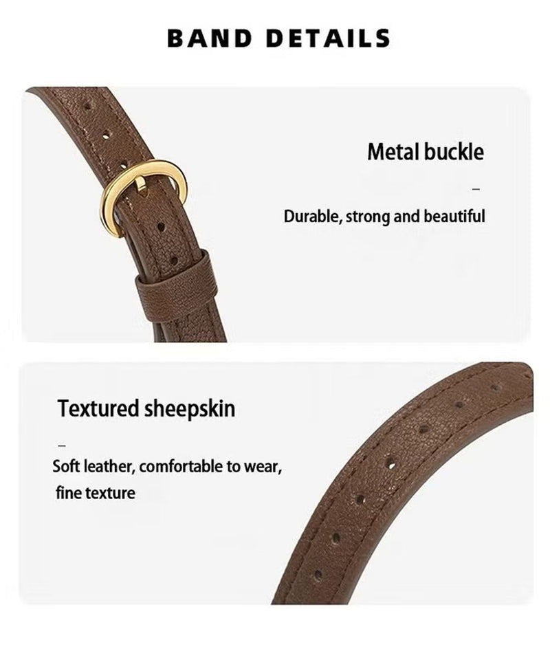 Leather Watch Band Compatible with Apple Watch Band 38/40/41mm