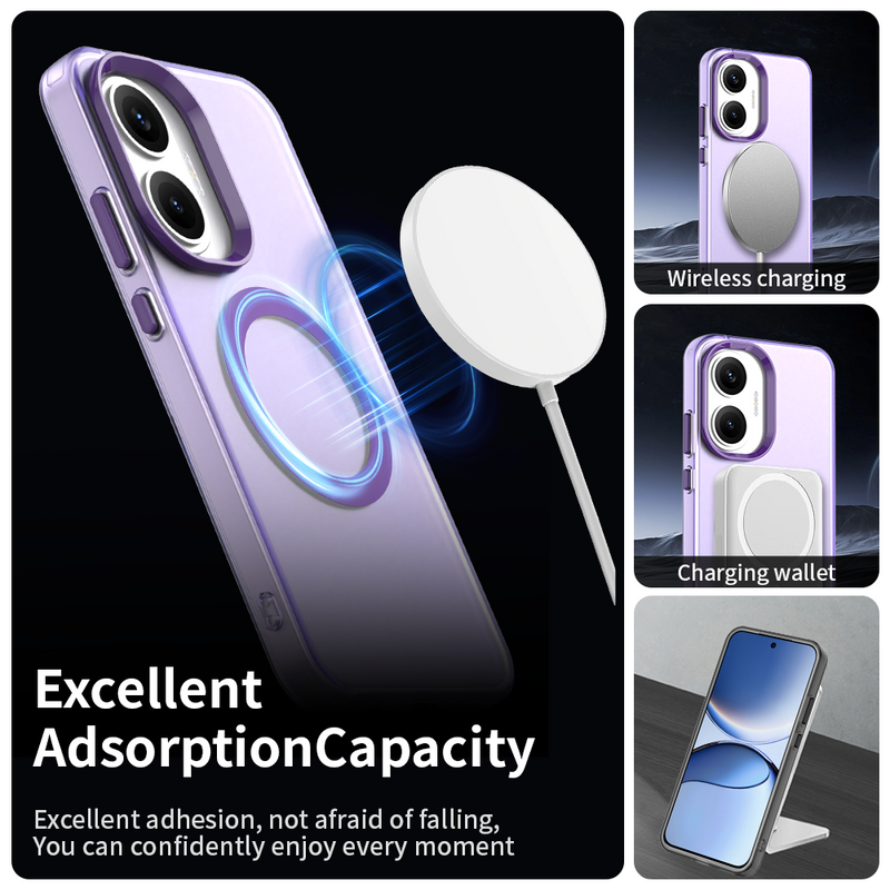 Phone Case for Xiaomi Redmi Turbo 4 Pro, Compatible with Magsafe,Shockproof Magnetic Case Cover