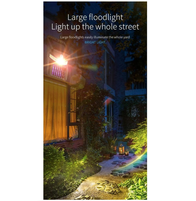 Solar Wall Light Mosquito Repellent Lamp, Sensor Solar Light