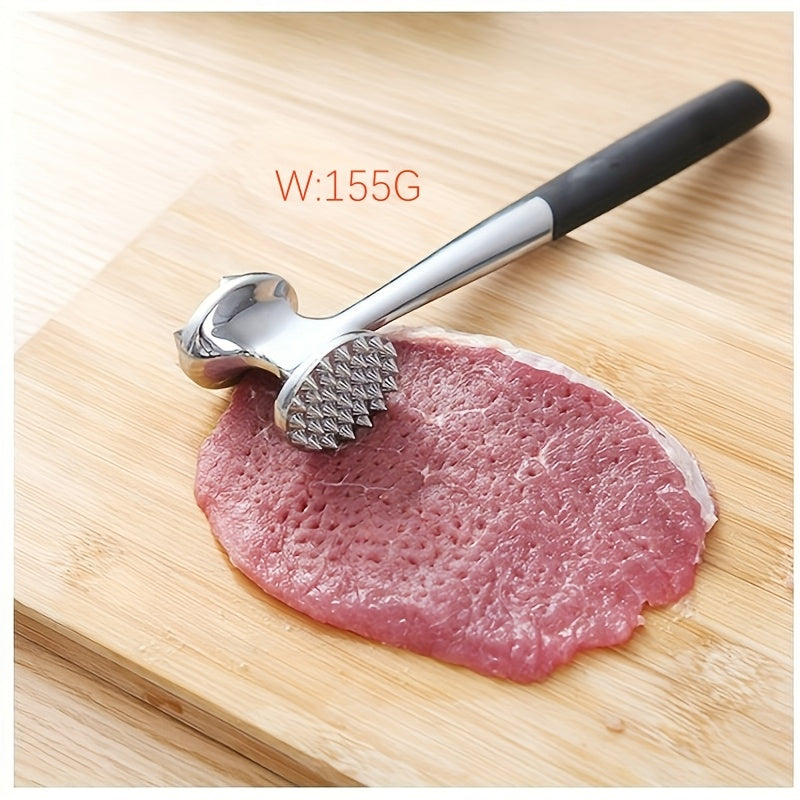 Double-Sided Meat Mallet – Zinc Alloy Tenderizer for Steaks & Schnitzel