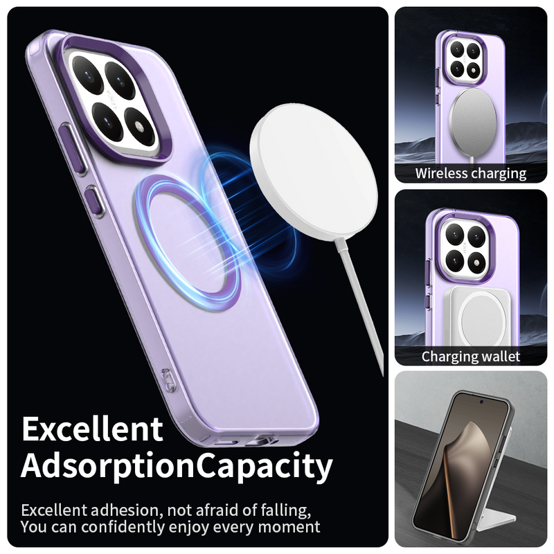 Phone Case for Xiaomi 15T, Compatible with Magsafe,Shockproof Magnetic Case Cover