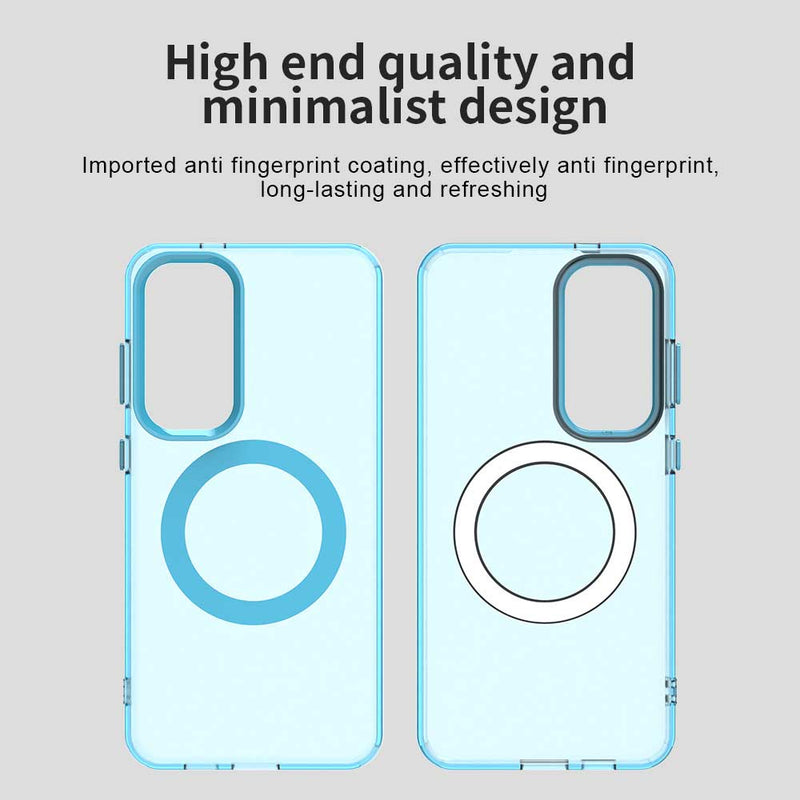Phone Case for Samsung Galaxy S25 Plus, Compatible with Magsafe, Shockproof Magnetic Case Cover