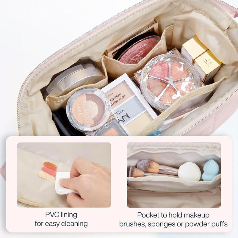 Large Capacity Puffer Makeup Bag,