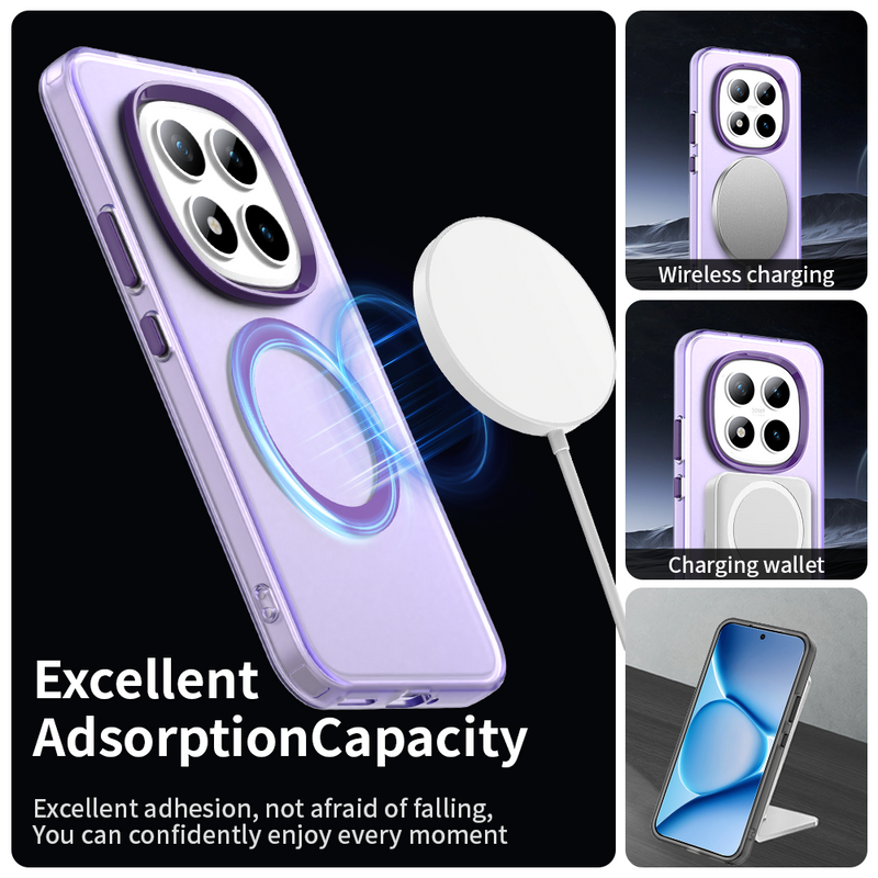Phone Case for Xiaomi Redmi Note 15 Pro+/Plus 5G (6.83" inch), Compatible with Magsafe,Shockproof Magnetic Case Cover
