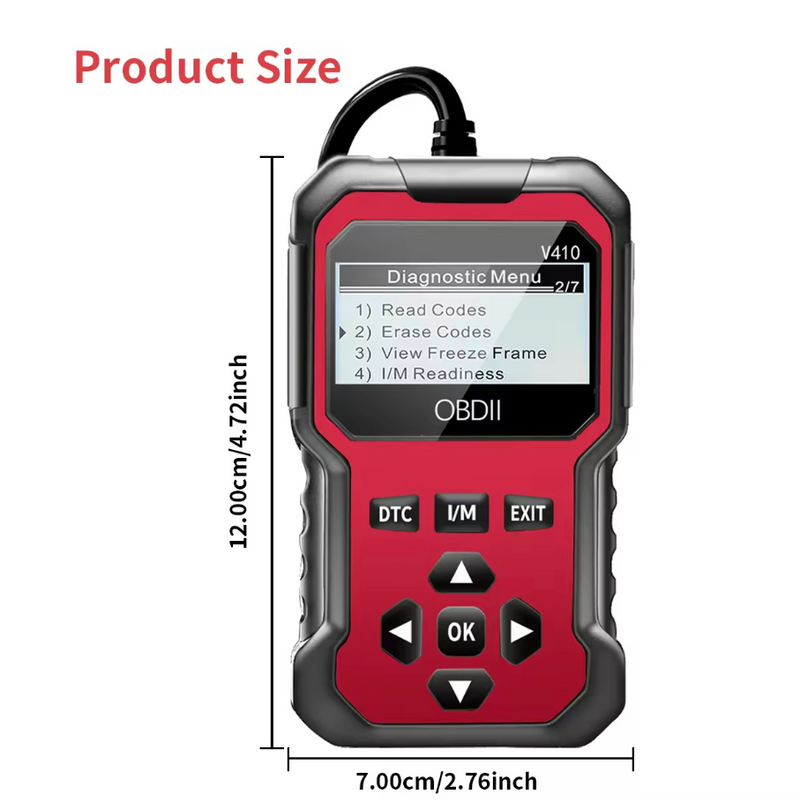 Car Obd2 Scanner Diagnostic Tool Code Reader Engine Fault Code Reader Scan