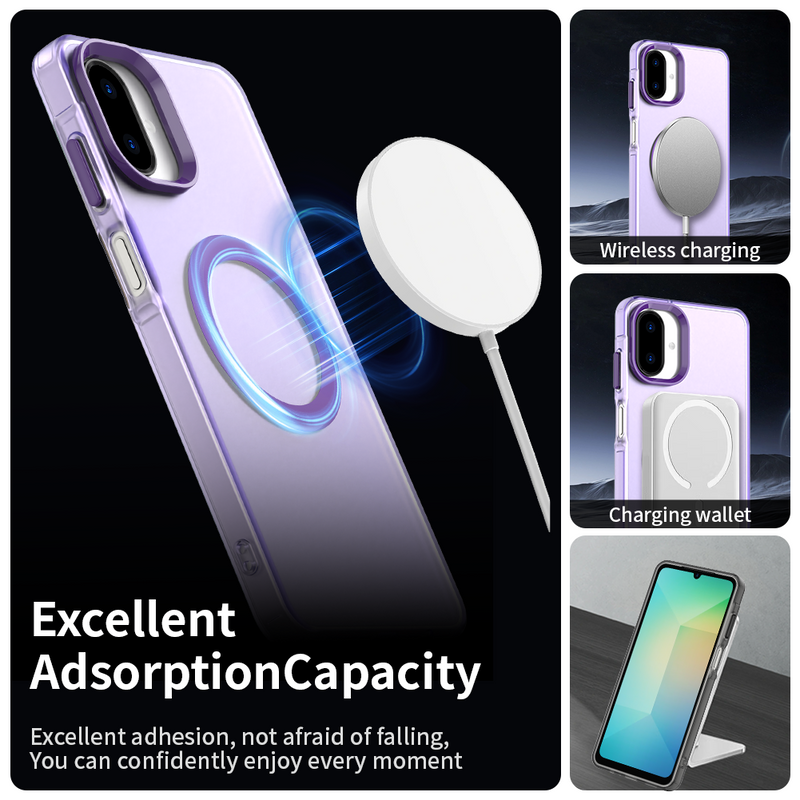 Phone Case for Samsung Galaxy A07 4G, Compatible with Magsafe,Shockproof Magnetic Case Cover